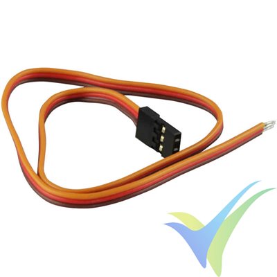 60cm servo cable JR/Hitec, male connector