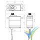 Servo digital Savox SW-1250MG waterproof, 36g, 8Kg.cm, 0.1s/60º, 6V-7.4V