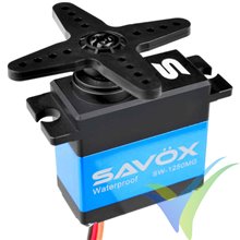 Savox waterproof digital servo SW-1250MG, 36g, 8Kg.cm, 0.1s/60º, 6V-7.4V