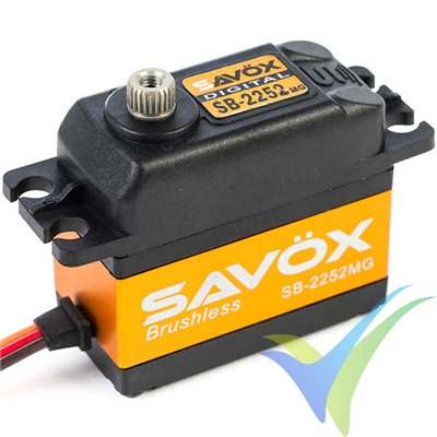 Servo digital Savox SB-2252MG brushless, 68g, 5Kg.cm, 0.045s/60º, 4.8V-6V