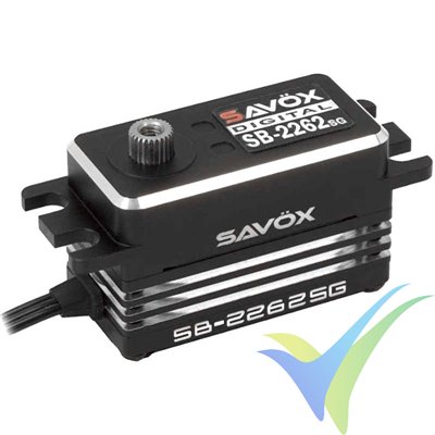 Servo digital Savox SB-2262SG brushless HV, 62g, 32Kg.cm, 0.065s/60º, 7.4V-8.4V