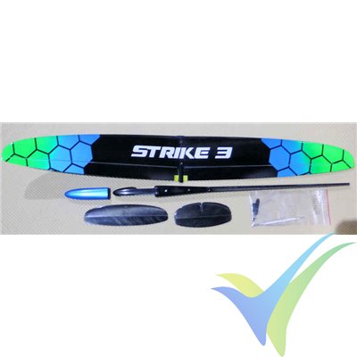 Strike3 DLG glider Kit, full carbon, 989.5mm, 110g-120g