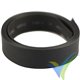 Tubo termorretráctil negro Yuki Model 5mm x 1m