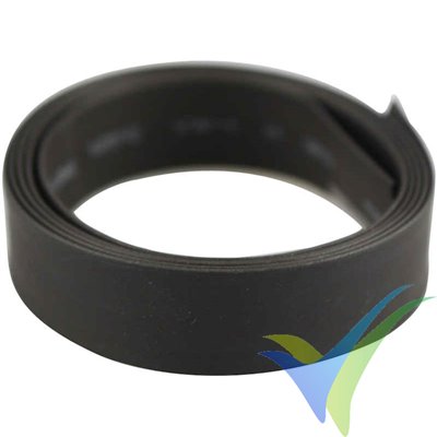 Tubo termorretráctil negro Yuki Model 5mm x 1m