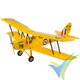Dancing Wings Hobby Tiger Moth ARF airplane kit, 800mm, 420g