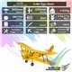 Dancing Wings Hobby Tiger Moth ARF airplane kit, 800mm, 420g
