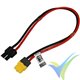 Charging cable 2.5mm2, 30cm, TRAXXAS connector, XT60 female input