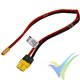 Cable de carga 1.5mm2, 30cm, con conector XT30, entrada XT60 hembra