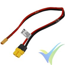 Charging cable 1.5mm2, 30cm, XT30 connector, XT60 female input