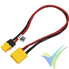 Charging cable 2.5mm2, 30cm, XT90 connector, XT60 female input