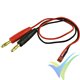 Cable de carga 0.75mm2, 30cm, con conector micro Deans