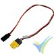 Charging cable 0.75mm2, 30cm, universal receiver battery connector, XT60 female input