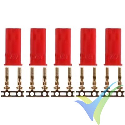 Conector JST BEC hembra para crimpar, 5 uds