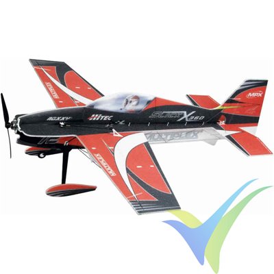 Multiplex Slick X360 red, indoor airplane kit, 860mm, 195g