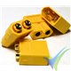 XT-60PB G-Force Connector for pcb, Gold Plated, Male + Female, 2 pairs