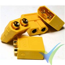G-Force RC - Connector - XT-60PB - Gold Plated - Male + Female - 2 pairs