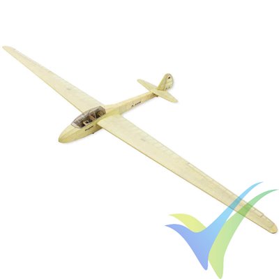 Kit de construcción velero Aeronaut Mü13e Bergfalke, 3500mm, 3900g