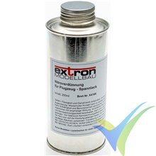 Disolvente Extron para barniz dope transparente (novavia), 250ml