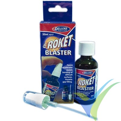 Activador cianoacrilato (CA) Deluxe Roket Blaster, 50ml