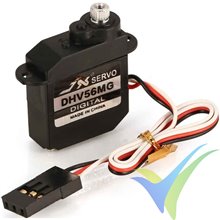 JX PDI-DHV56MG digital servo, 5.6g, 1.2Kg.cm, 0.10s/60º, 4.8V-7.4V