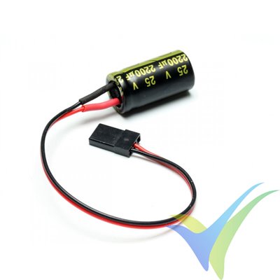 Pichler 2460uF Backup Capacitor for receiver, max 16VDC