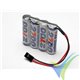 Ni-MH RX battery Team Champion 2700mAh 4.8V flat, 110g