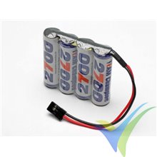 Ni-MH RX battery Team Champion 2700mAh 4.8V flat, 110g