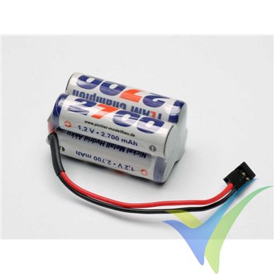 Ni-MH RX battery Team Champion 2700mAh 4.8V square, 110g