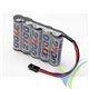 Ni-MH RX battery Team champion 2700mAh 6V flat, 140g
