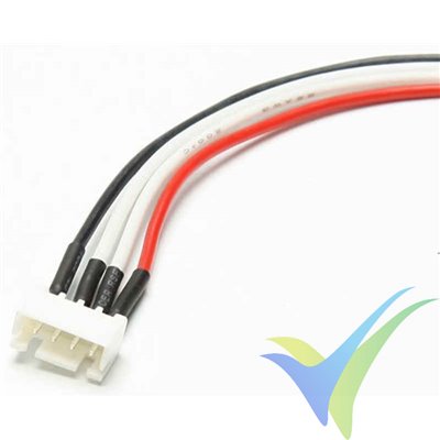 XH male 4 pins connector with cables for LIPo 3S