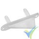 Large plastic skid for wing or fuselage, Dubro 992, 60.3mm, 2.7g, 2 pcs