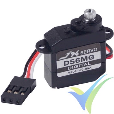 JX PDI-D56MG digital servo, 5.6g, 0.89Kg.cm, 0.10s/60º, 3.7V-5.5V
