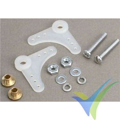 Dubro 167 90° bellcrank, 2 pcs