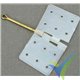 Detachable hinge 19x36mm Dubro 257, 15 pcs