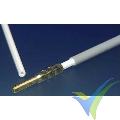 Transmisión bowden octogonal ligera MP-JET MPJ 3255G con adaptador M3, tubo exterior 4x3mm, tubo interior 3x1mm, 1.5m 