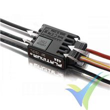 HobbyWing Platinum Pro 40A V4 brushless ESC, 3S-4S, BEC 7A, 47g