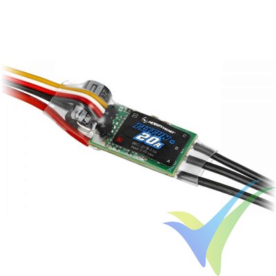 HobbyWing FlyFun 20A V5 brushless ESC, 2S-4S, BEC 2.5A, 13g