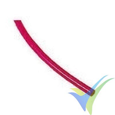 Graupner Silicone tube 5x2mm red, 1m