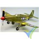 Kit construcción avión gomas Dumas Aircraft 337, North American A-36A Apache, 762mm
