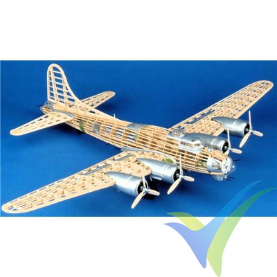Guillows Boeing B-17G Flying Fortress, rubber motor building kit 2002, 1149mm