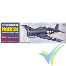 Kit construcción avión gomas Guillows 503, Grumman F6F Hellcat, 419mm