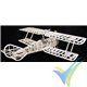 Guillows Thomas Morse Scout, rubber motor biplane building kit 201, 610mm