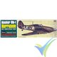 Guillows Hawker Hurricane, rubber motor building kit 506, 419mm