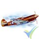 Guillows P-40 Warhawk, rubber motor building kit 405 LC, 708mm