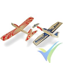 Kit velero vuelo libre Guillows 42 Super Hero Twin Pack, 305mm, 2uds