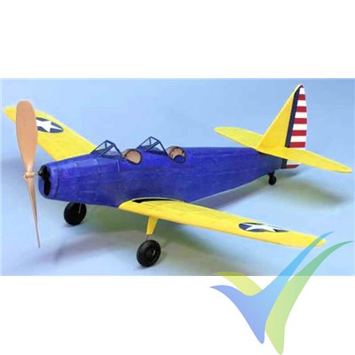 Dumas Aircraft Fairchild PT-19, rubber motor building kit 224, 445mm