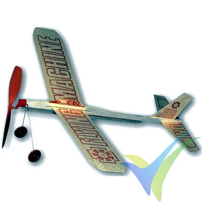 Guillows Flying Machine, rubber motor kit 75, 432mm, 23g