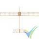 KAVAN DARA free flight glider A1 (F1H) building kit, 1200mm