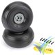 Light grooved wheel 86mm for J3 Cub, DU-BRO 338TLC 1/5 scale, 4.7mm axle, 57.3g, 2 pcs
