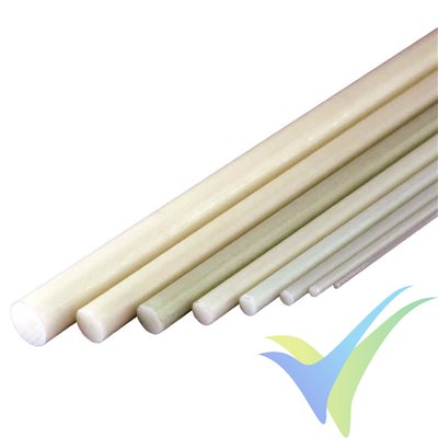Varilla fibra de vidrio Ø 9.0mm x 1m